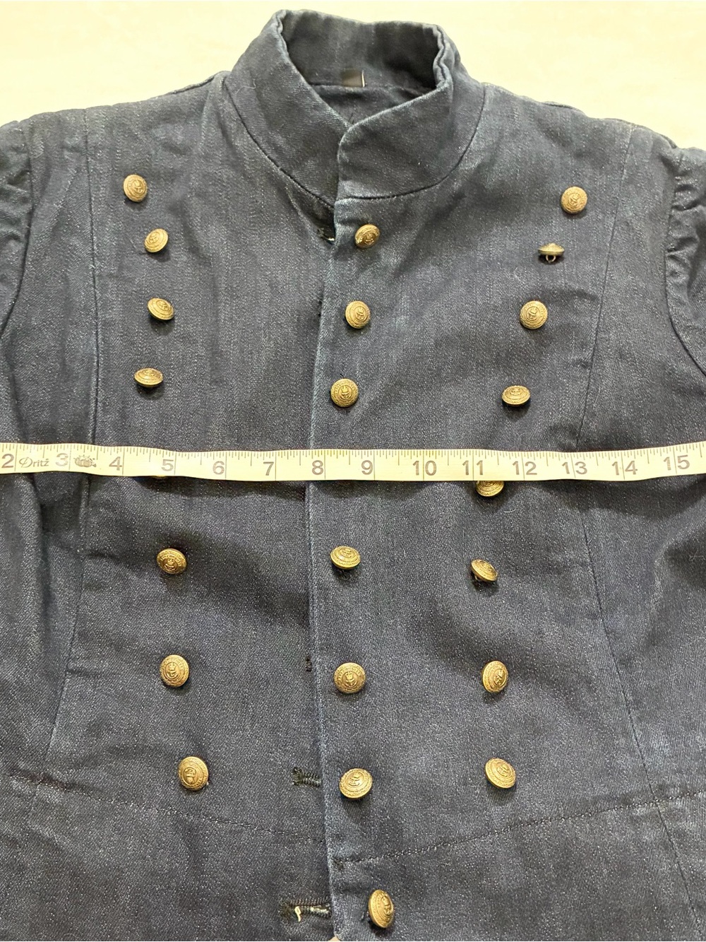 Ralph Lauren Denim Jean Military Jacket - Picture 4 of 7